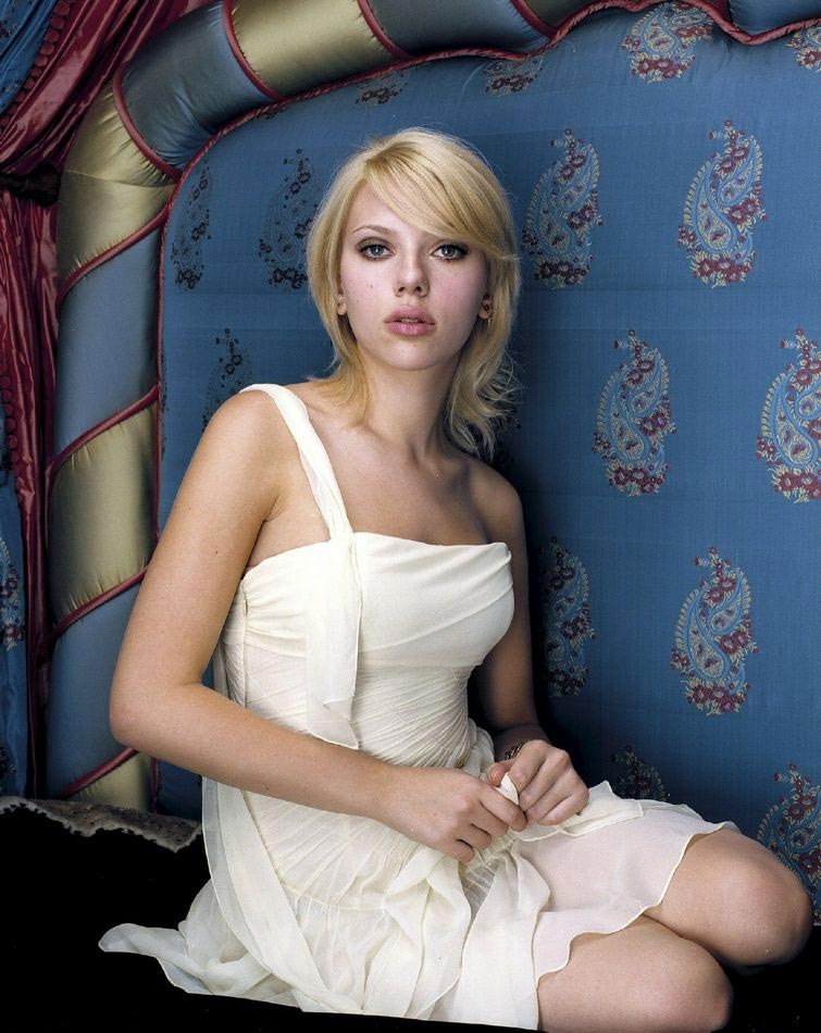 Scarlett Johansson holding her big nude breasts #75389453
