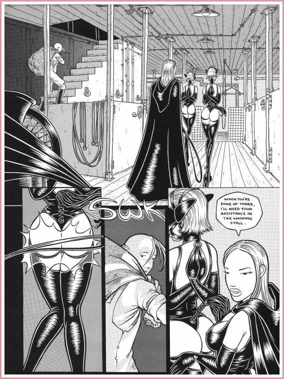 Bizarrer Leder-Bondage-Sex-Comic
 #69722388