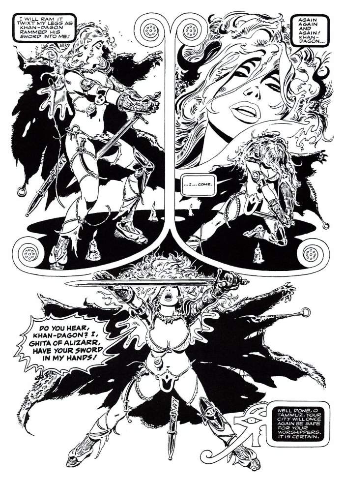 Rubia reina guerrera sexo de fantasía
 #69710818