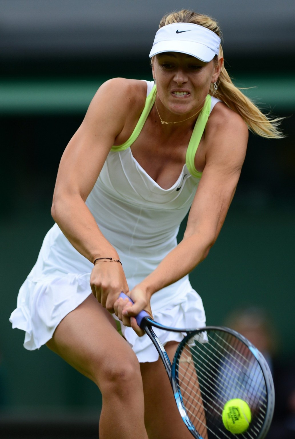 Maria Sharapova flashing her panties at the Wimbledon 2012 day one #75259013