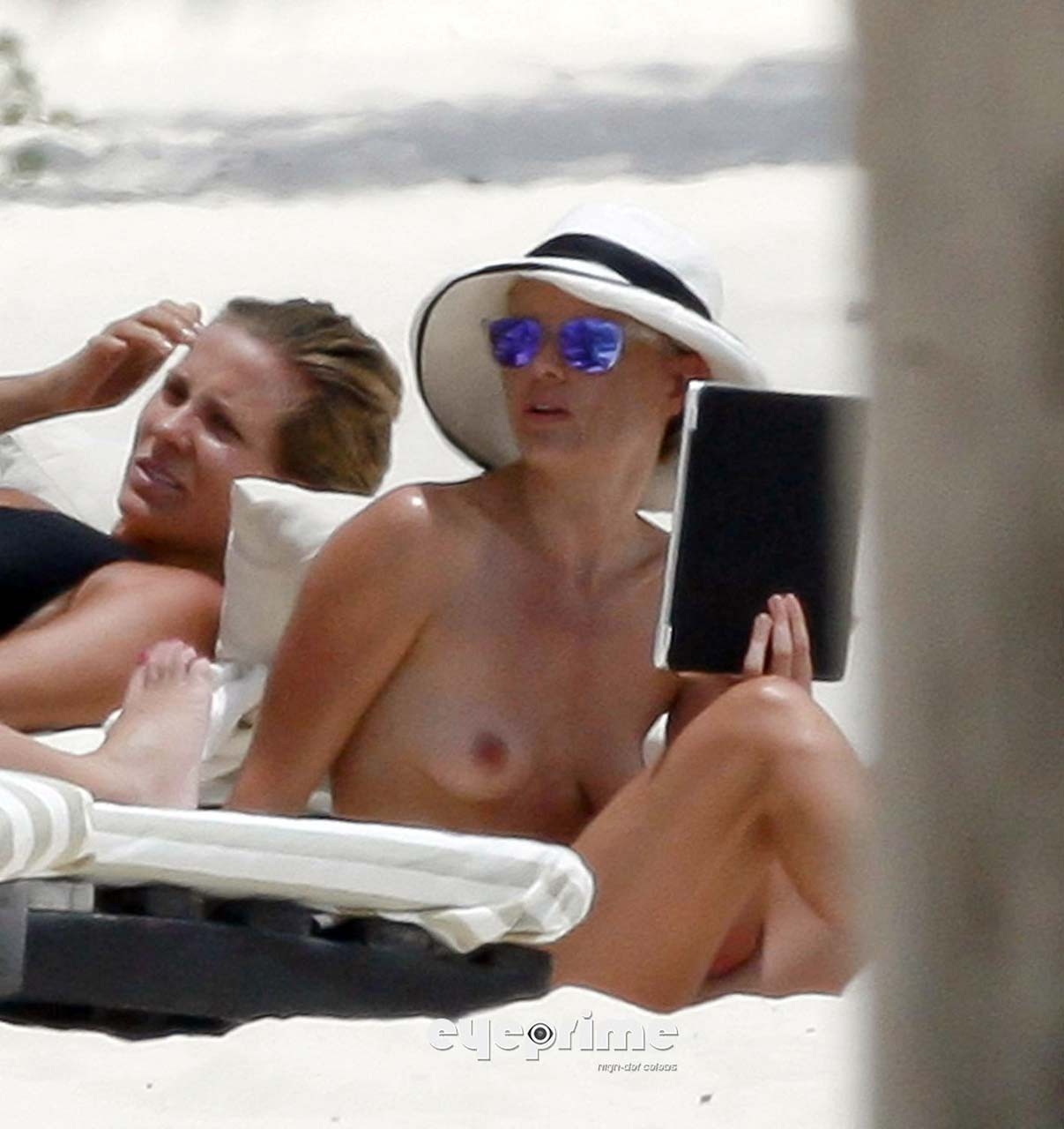 Kate Bosworth enjoying in topless on beach and showing sexy body #75308570