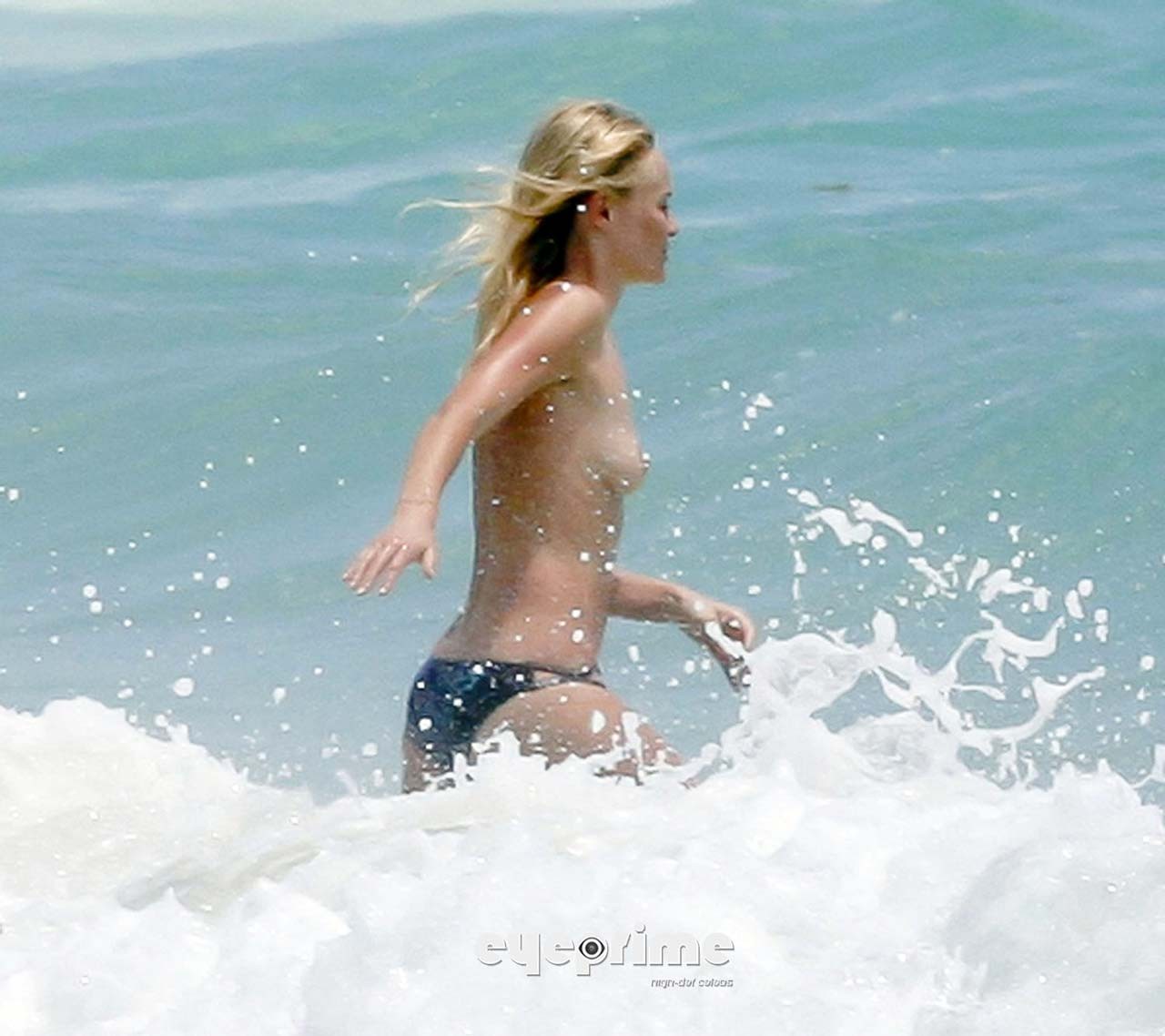 Kate Bosworth enjoying in topless on beach and showing sexy body #75308626