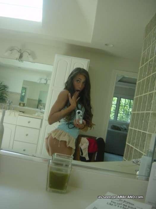 Latina Teen Amateurs Cell Phone Self Shot Mirror Pics Posted By Ex Boyfriend #68307390
