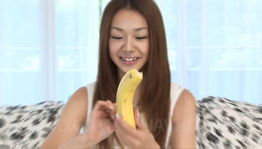 Serina Hayakawa Asian learns on fruits how to suck cock very well #69737630