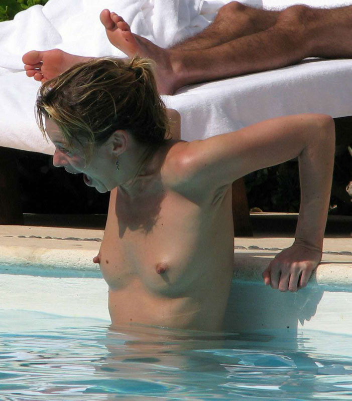 Kate Moss gorgeous nude topless and bush #75396290