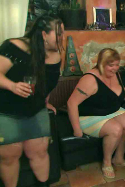 The three BBW friends come to the bar and end up naked with great hardcore cock  #71767543