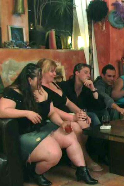 The three BBW friends come to the bar and end up naked with great hardcore cock  #71767553