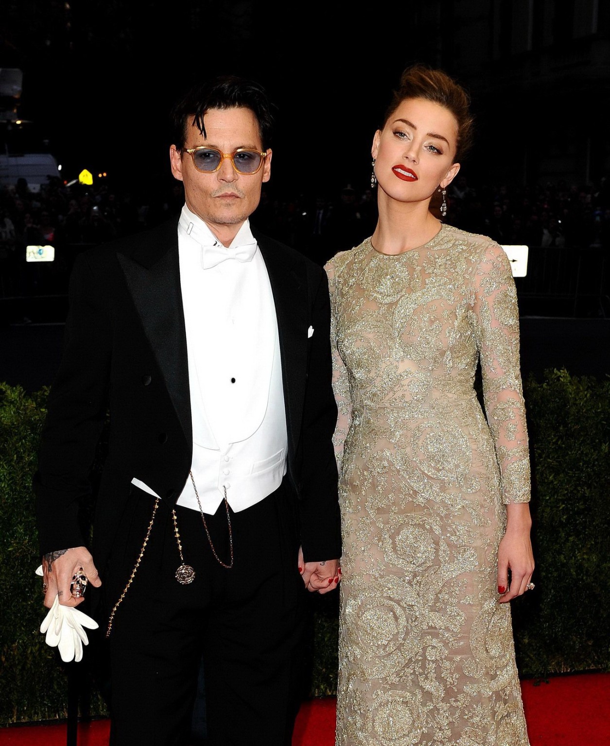 Amber Heard braless wearing a see through dress at the 2014 Met Gala in NY #75197522