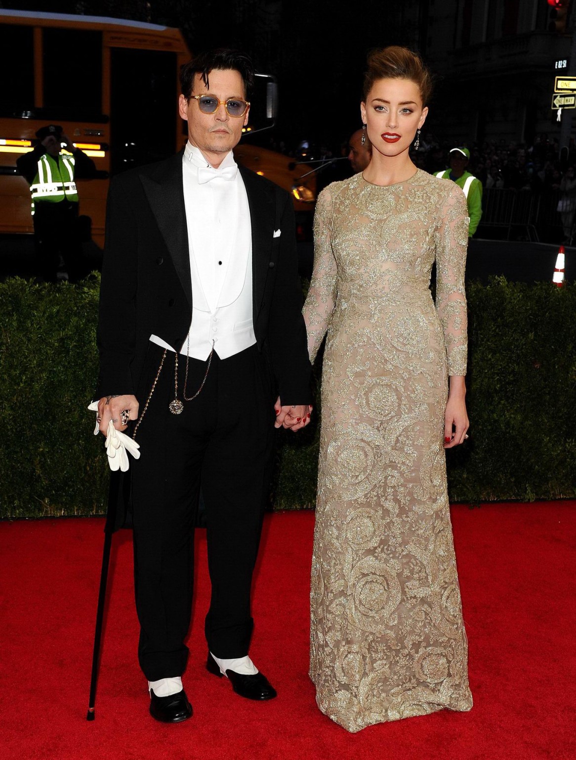 Amber Heard braless wearing a see through dress at the 2014 Met Gala in NY #75197539