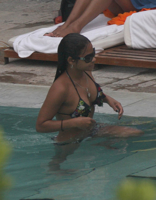 Sexy celebrity Cuba babe Christina Milian amazing ass #75408275