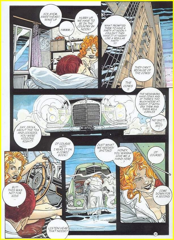 パルプ・フィクションの世界、フリーク・セックスの乱痴気騒ぎ
 #69684421