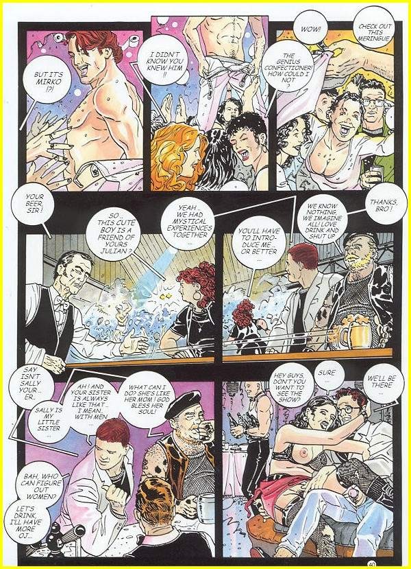 パルプ・フィクションの世界、フリーク・セックスの乱痴気騒ぎ
 #69684518