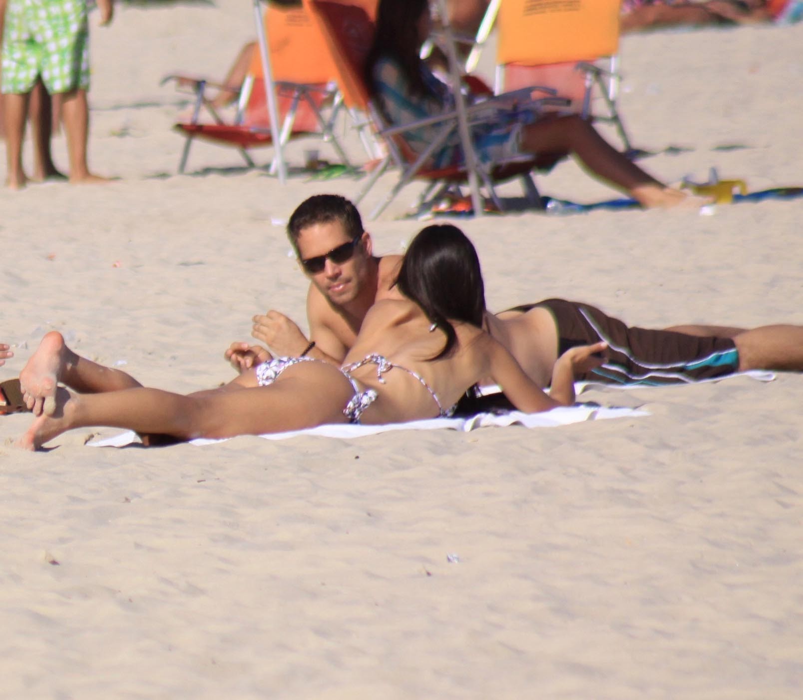 Jordana Brewster wearing sexy bikini on the beach in Rio de Janeiro #75327623
