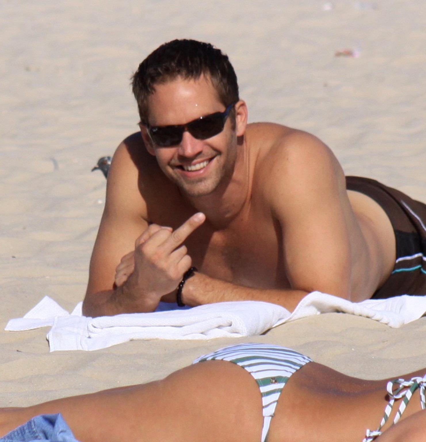 Jordana Brewster wearing sexy bikini on the beach in Rio de Janeiro #75327648