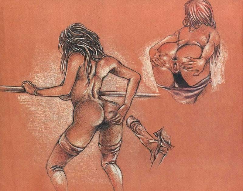 insane painful anal evil artwork and bondage drawings #69663031