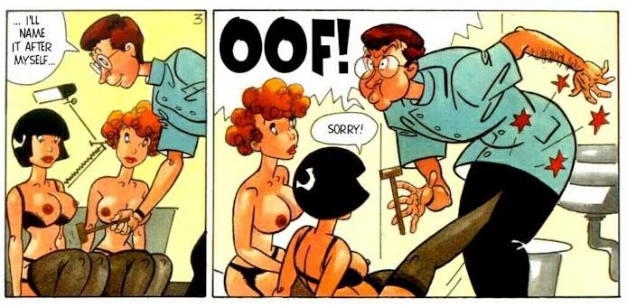 Bande dessinée porno d'un docteur et de ses deux patients sexy
 #69656885