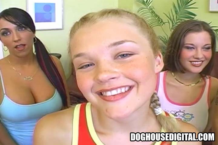 huge rubber rods poked in all holes with these 3 lesbo sluts #76265124