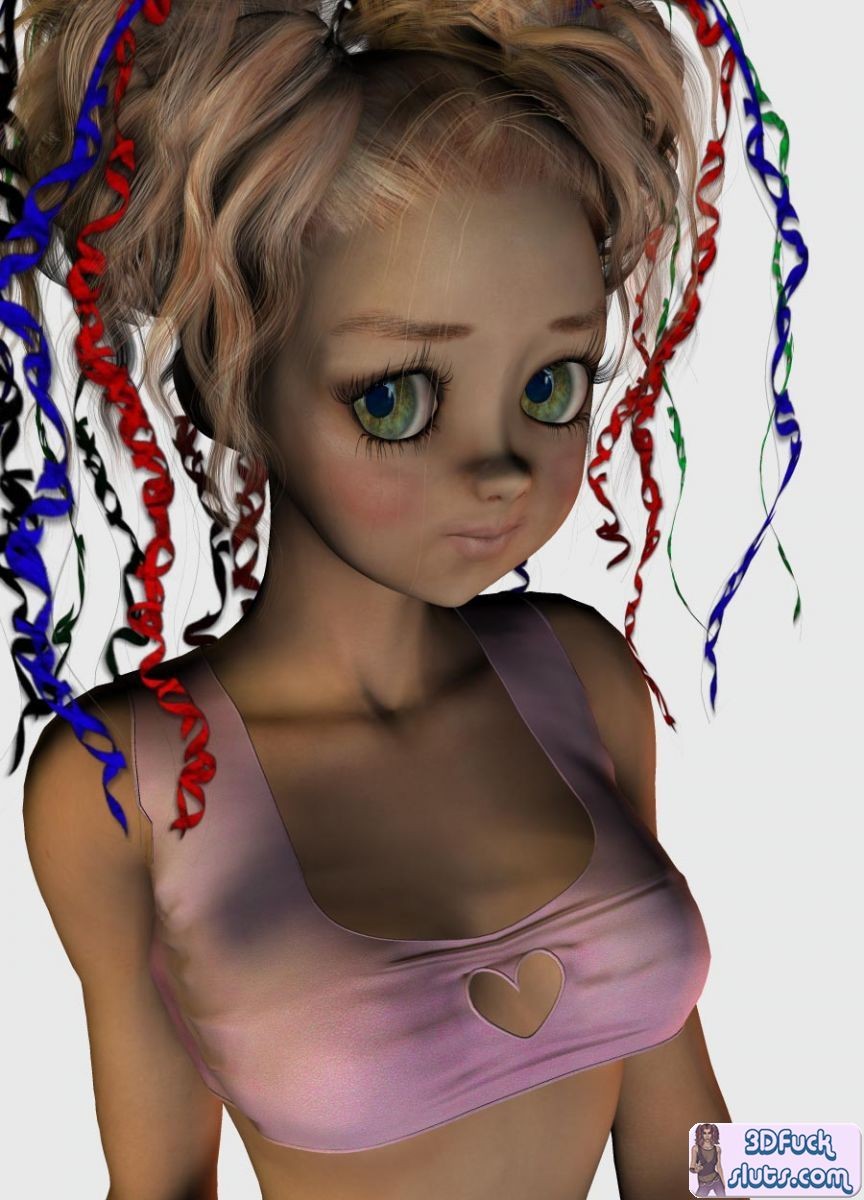 3d toon chica con tetas alegres
 #69699222