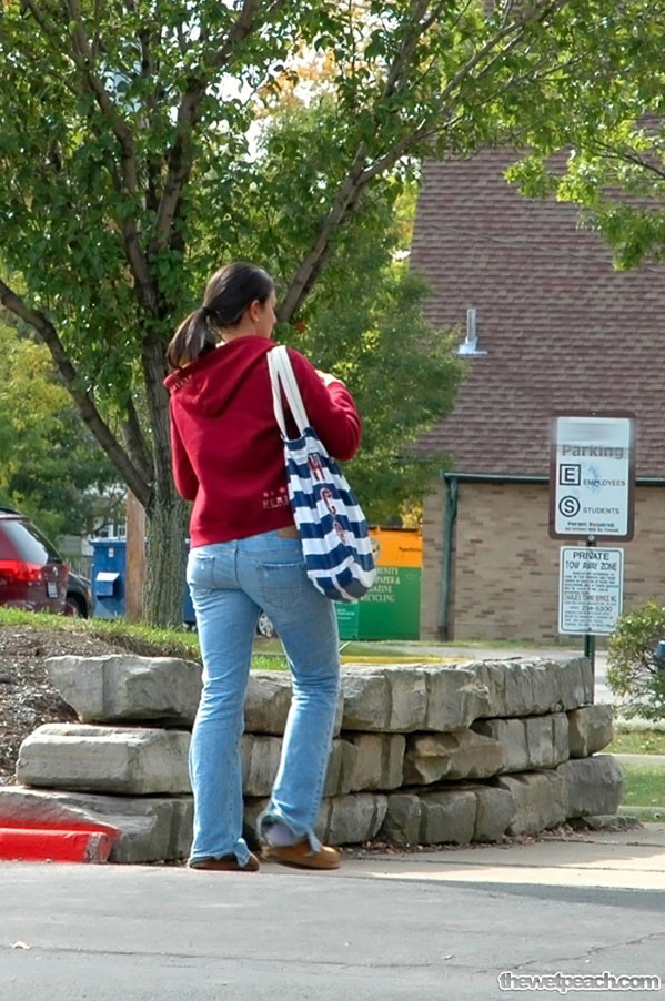 Candids of local tan college girls walking around campus in tiny shorts #72720196