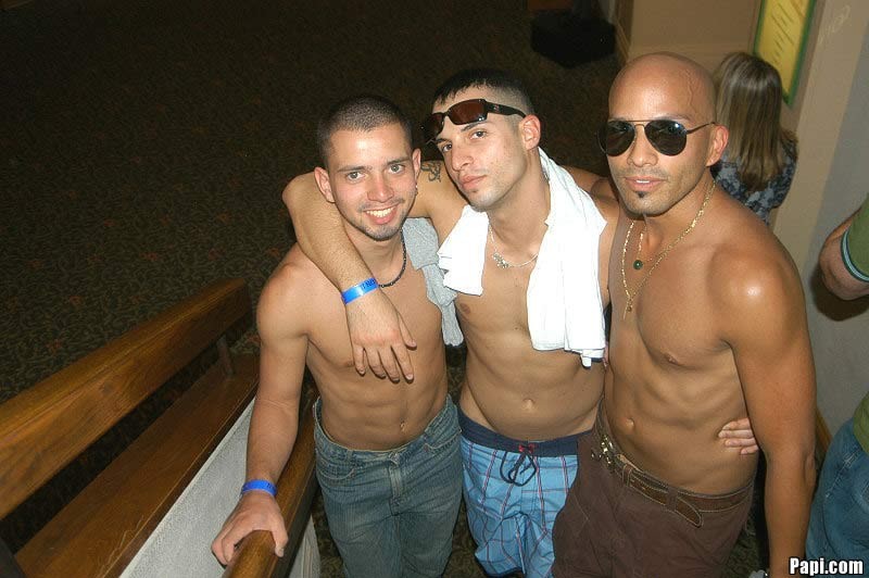 Hot papi gay pool party action gets hot at naked gay wet pool sex after party #76958585