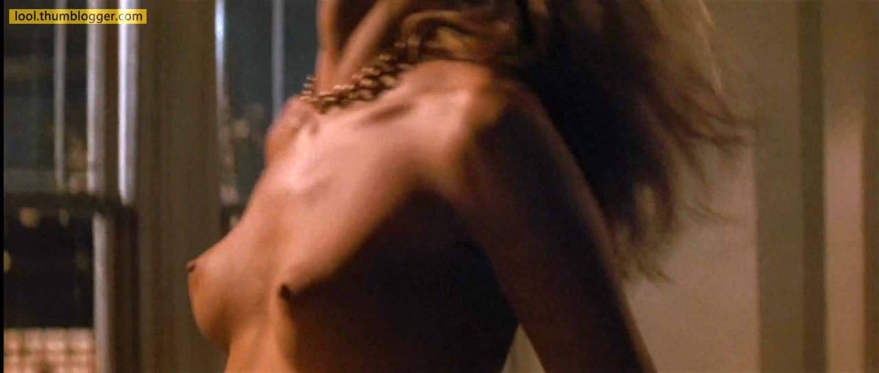 Sharon Stone exposing her small boobs and pussy and riding some guy in movie #75308121