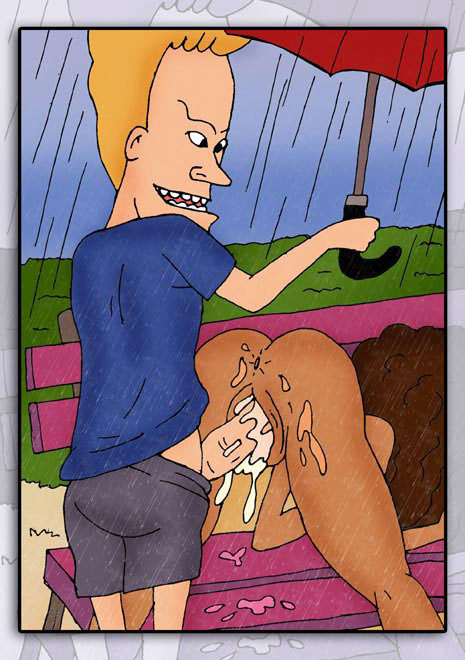 Daria riding Beavis untill getting railed in a shed #69648158