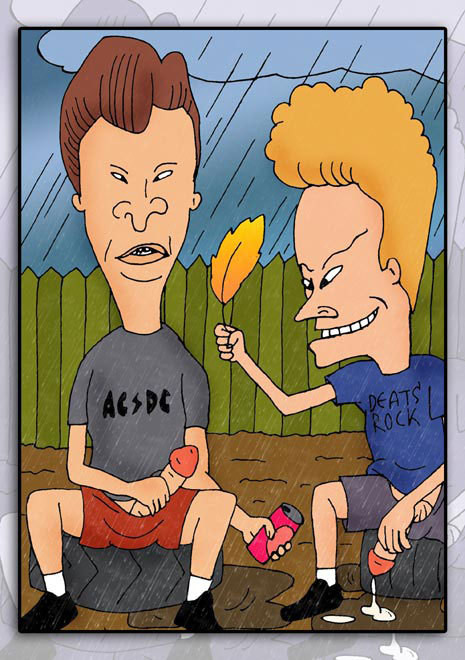 Daria riding Beavis untill getting railed in a shed #69648168