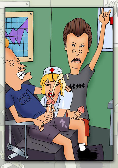 Daria riding Beavis untill getting railed in a shed #69648179