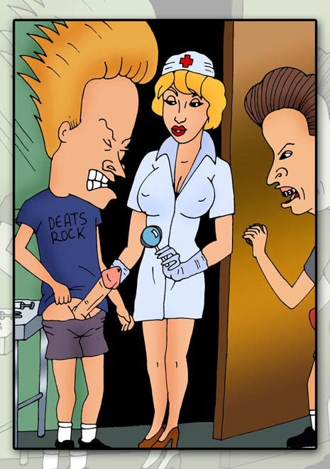 Daria riding Beavis untill getting railed in a shed #69648187