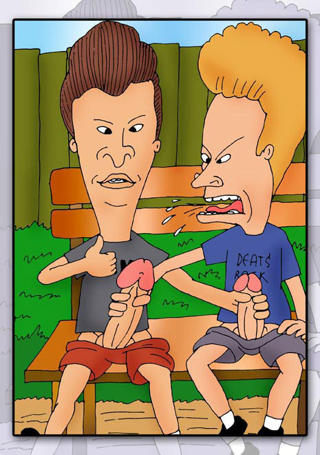 Daria riding Beavis untill getting railed in a shed #69648198