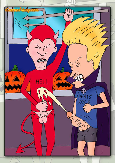 Daria riding Beavis untill getting railed in a shed #69648215