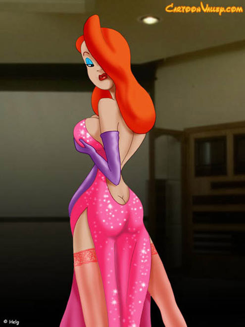 Jessica Rabbit strips her body and boned in a shed #69638088