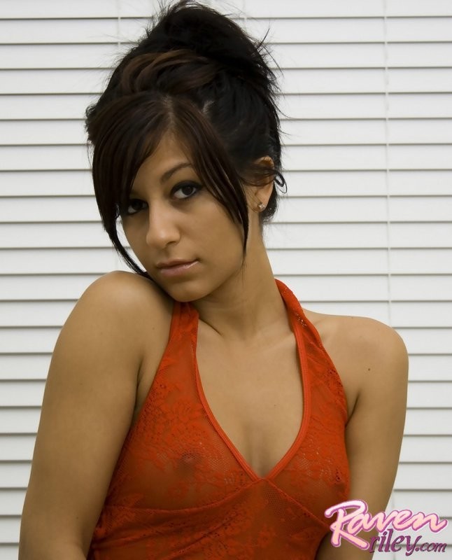 Raven Riley shows tits and pussy in her lingerie #77967233