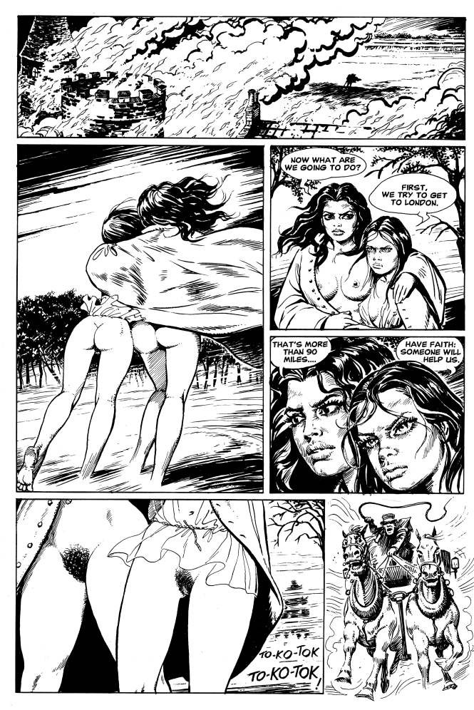 Seltsamer sexueller Bondage-Hexen-Comic
 #72226200
