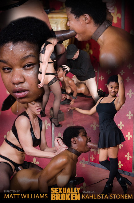 Kahlista Stonem Bound and Fucked From Both Ends By Couple! #74136358