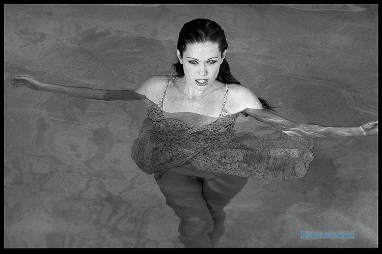 Aimee Sweet dripping wet playing by pool #78975346