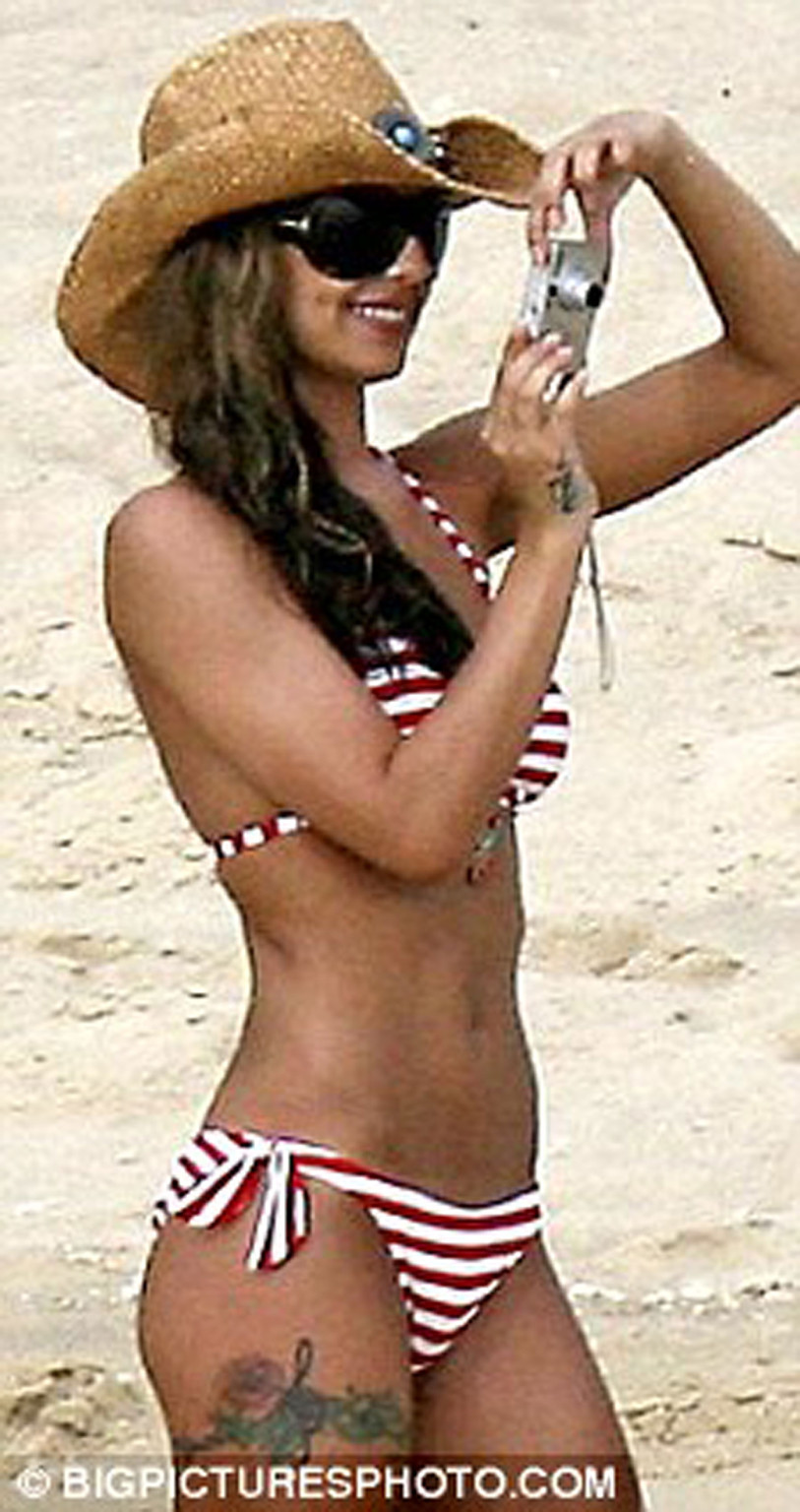 Cheryl Tweedy Cole showing bikini body and sexy tattoos on her ass #75333811