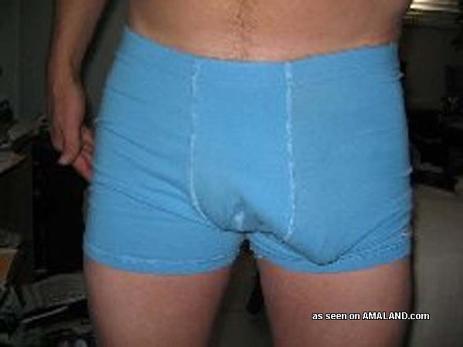 Photos of an amateur hunk who cums inside his boxers  #76936656