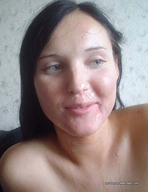 Novias amateurs reales recibiendo corridas faciales
 #75847919