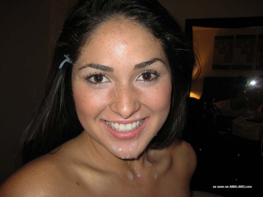 Novias amateurs reales recibiendo corridas faciales
 #75847957