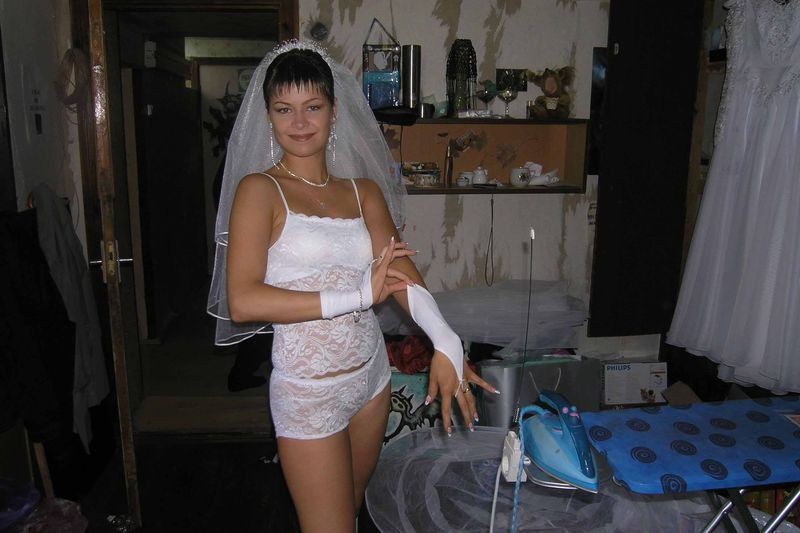 Amateur brides getting naughty on their wedding nights #67567074