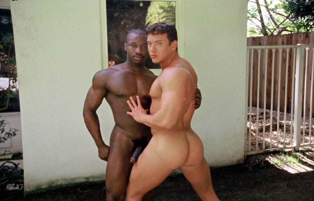 Ass licking and cock sucking interracial gay hunks outdoors #76990141