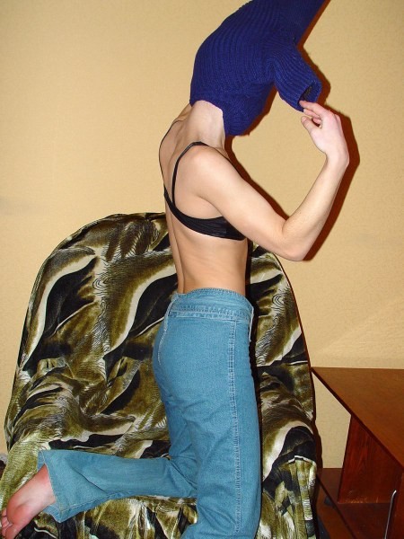 Tight tiny teen ass in low rise blue jeans #70696237