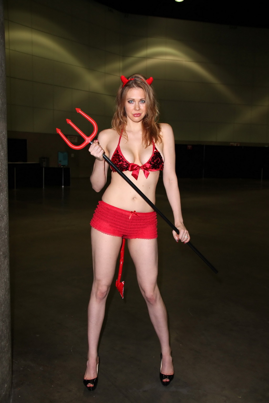 Busty Maitland Ward wearing three sexy costumes for the 2014 Comikaze Convention #75181899