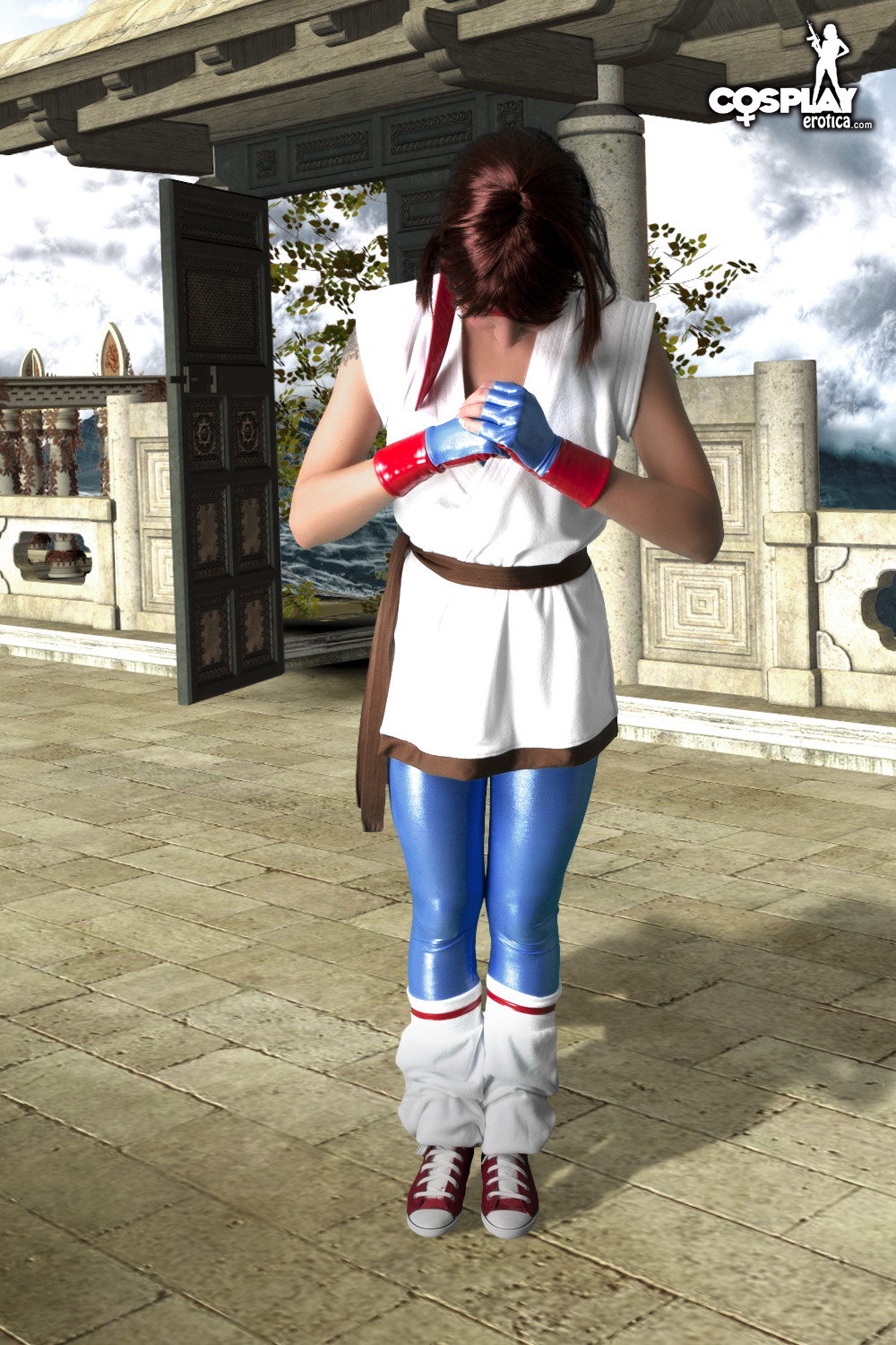 Street fighter yuri cosplay mit mea lee
 #70733422