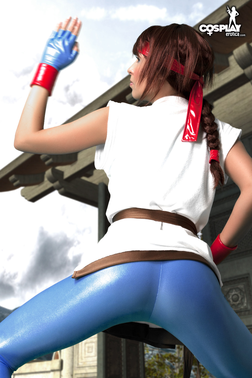 Street fighter yuri cosplay mit mea lee
 #70733466