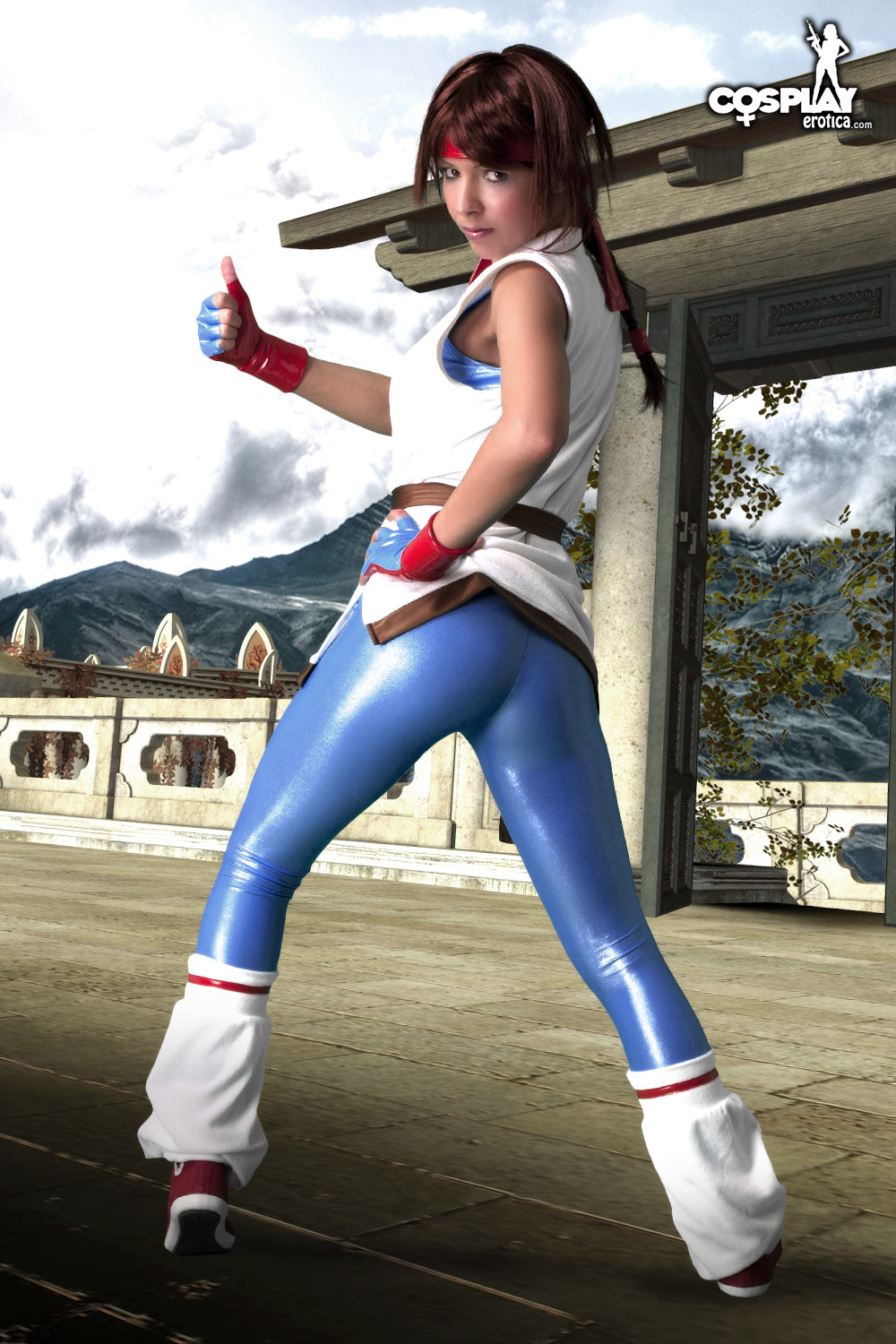 Street fighter yuri cosplay avec mea lee
 #70733537