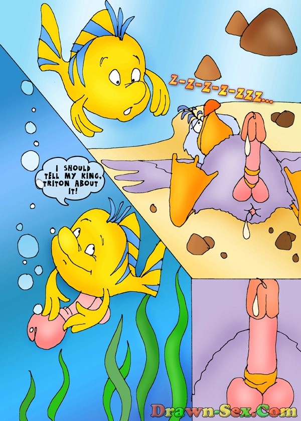 Little Mermaid gets fucked cartoons! #69605527