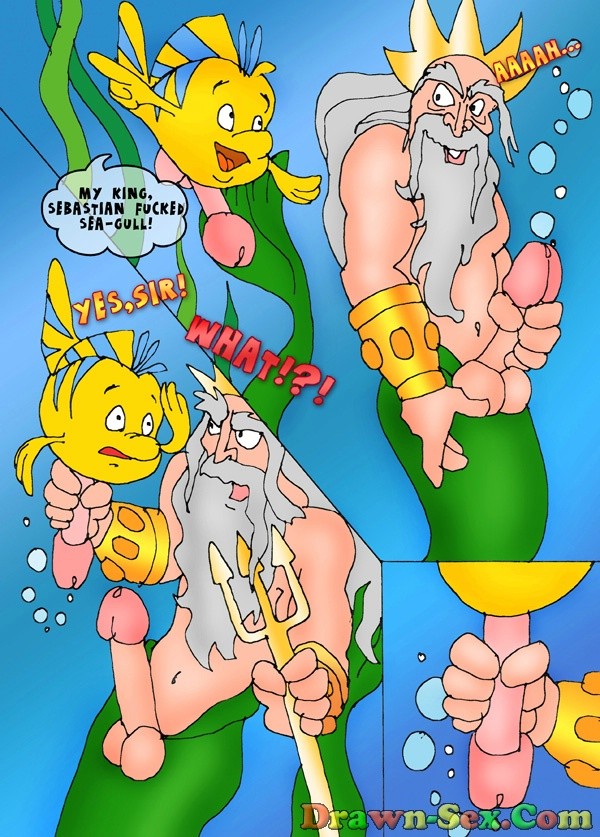 Little Mermaid gets fucked cartoons! #69605536