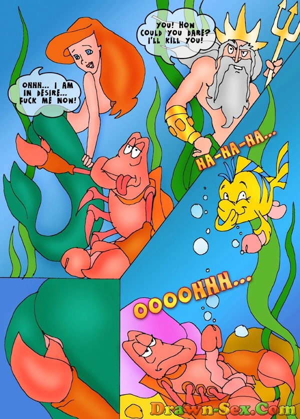 Little Mermaid gets fucked cartoons! #69605543